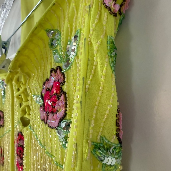 ASOS Design Floral Embellishment Halter Dress - Picture 3 of 5